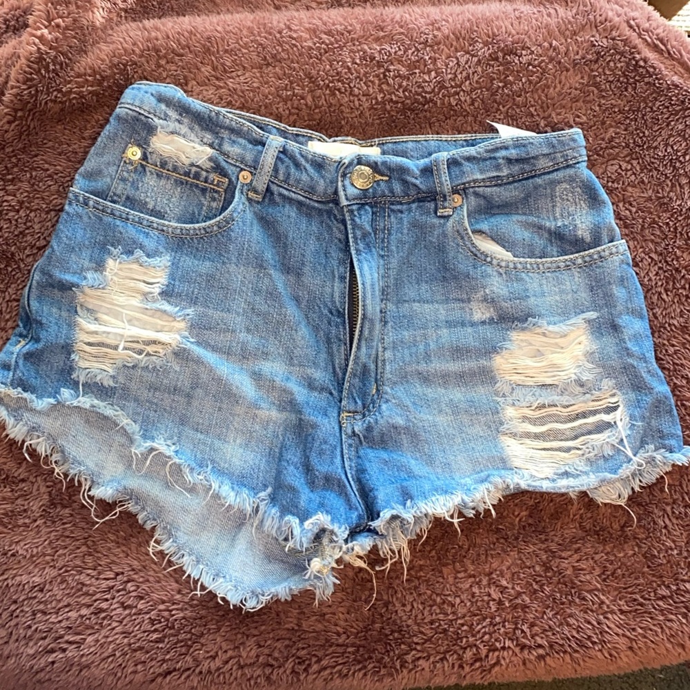 High waisted shorts